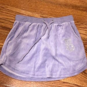 Dolls Kill x Bratz Lavender Keep it Glossy Velour Skirt | Size Small